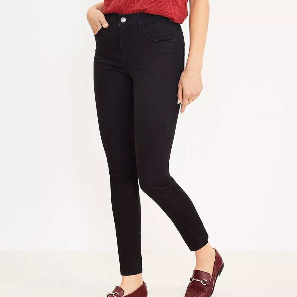 Loft Five Pocket Skinny Pants in Sateen